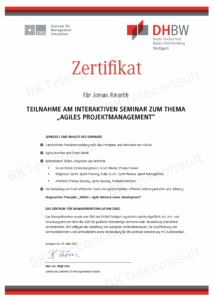 Projektmanagement Zertifikat